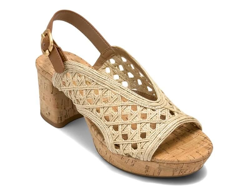エアロソールズ レディース シューズ サンダル プラットフォーム AerosolesClora Platform Sandal Natural Beige ベージュ