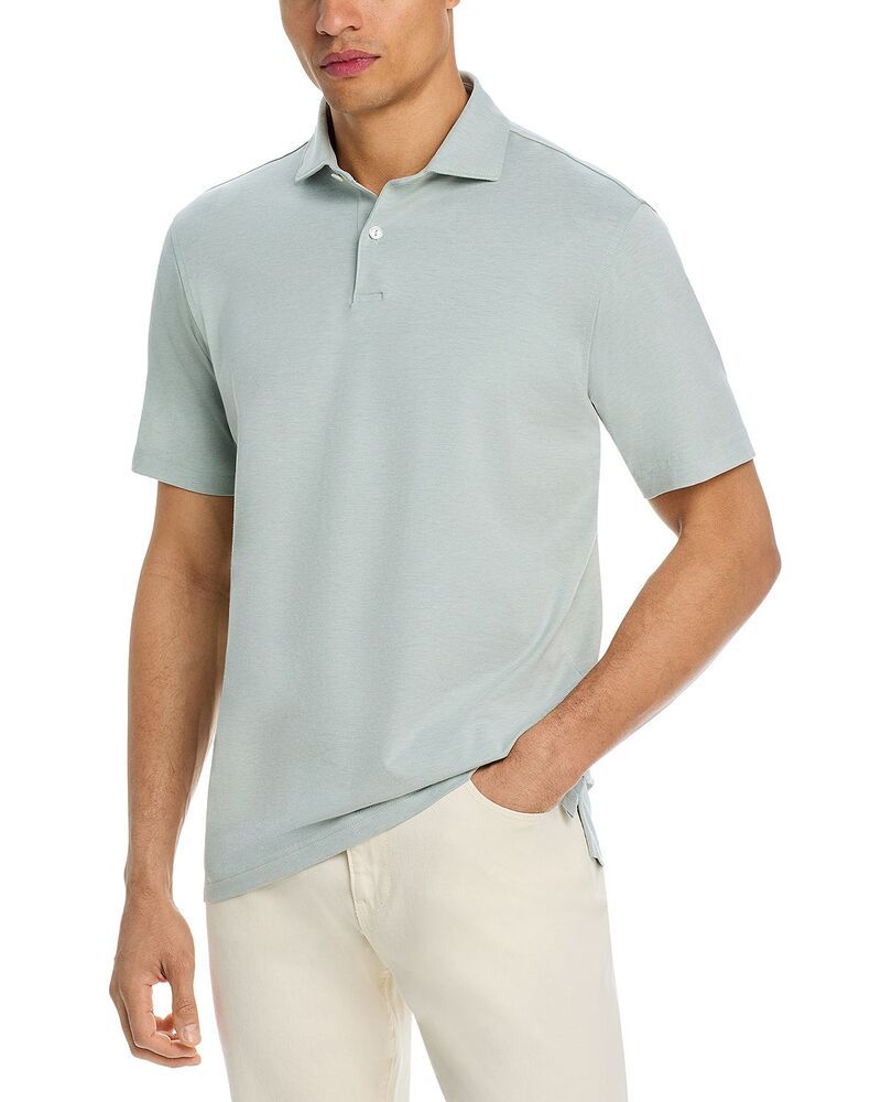 ピーター・ミラー メンズ トップス ポロシャツ コットン Peter Millar Crown Crafted Albatross CottonBlend Pique Polo Light Willo