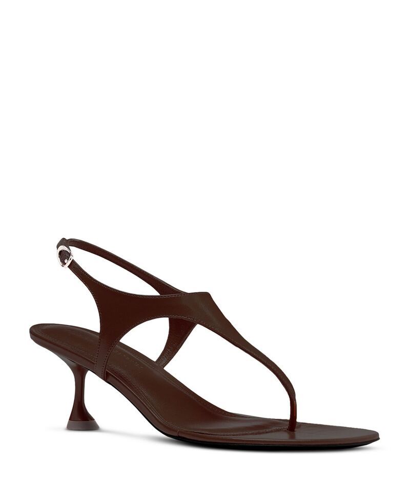 プロエンザショラー レディース シューズ サンダル Tシャツ Proenza Schouler Womens Tee Thong Sandals Chocolate チョコレート