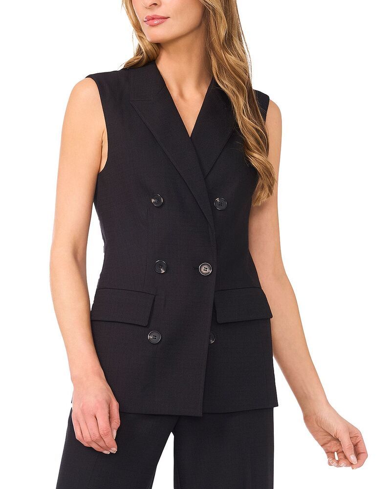 テッドベーカー レディース アウター ベスト Ted Baker Cadence Tailored Vest Rich Black ブラック