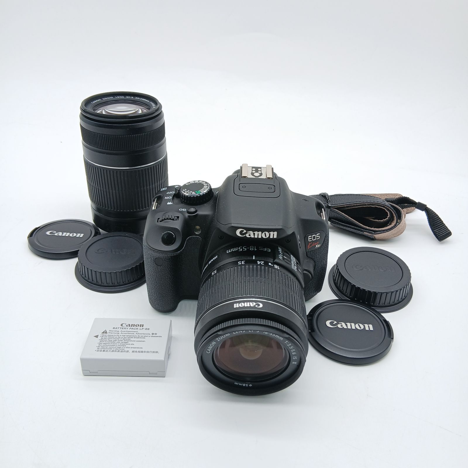 ４３１ショット！新品級 ★ Canon EOS Kiss X6i ダブルズームキット デジタル一眼レフカメラ