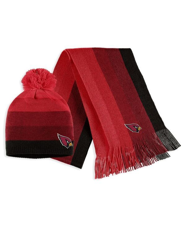 ウェア バイ エリン アンドルーズ レディース アクセサリー 帽子 ニット WEAR by Erin Andrews Womens Cardinal Arizona Cardinals Ombre P