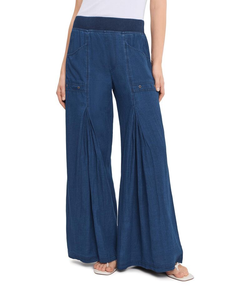 エックスシーブイアイ レディース ボトムス カジュアルパンツ Xcvi Jerona Wide LegWo Sluice Wash