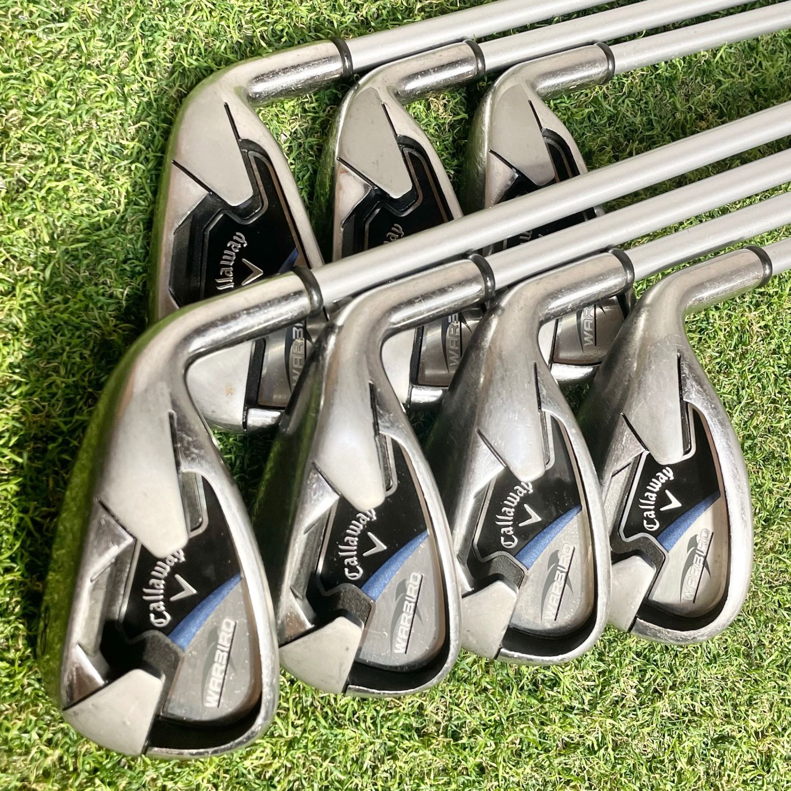 キャロウェイ ウォーバード 希少ブルー アイアンセット 7本 メンズ R 右 Callaway WARBIRD キャロウェイ ウォーバード 希少ブルー アイアン