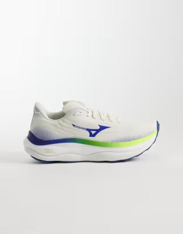 ミズノ メンズ シューズ スニーカー Mizuno Wave Sky 9 sneakers and yellow CREAM クリーム