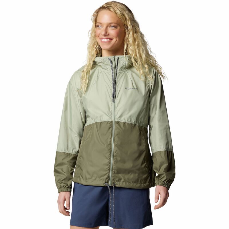 コロンビア レディース アウター ジャケット・ブルゾン カラーブロック Womens Columbia Flash Forward Hood Colorblock Windbreaker Jacket