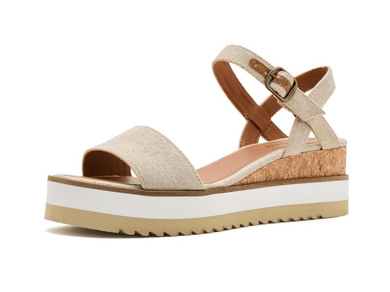 ラッキーブランド レディース シューズ ヒール プラットフォーム サンダル Lucky Brand Temay Platform Wedge Sandals NaturalPlatino