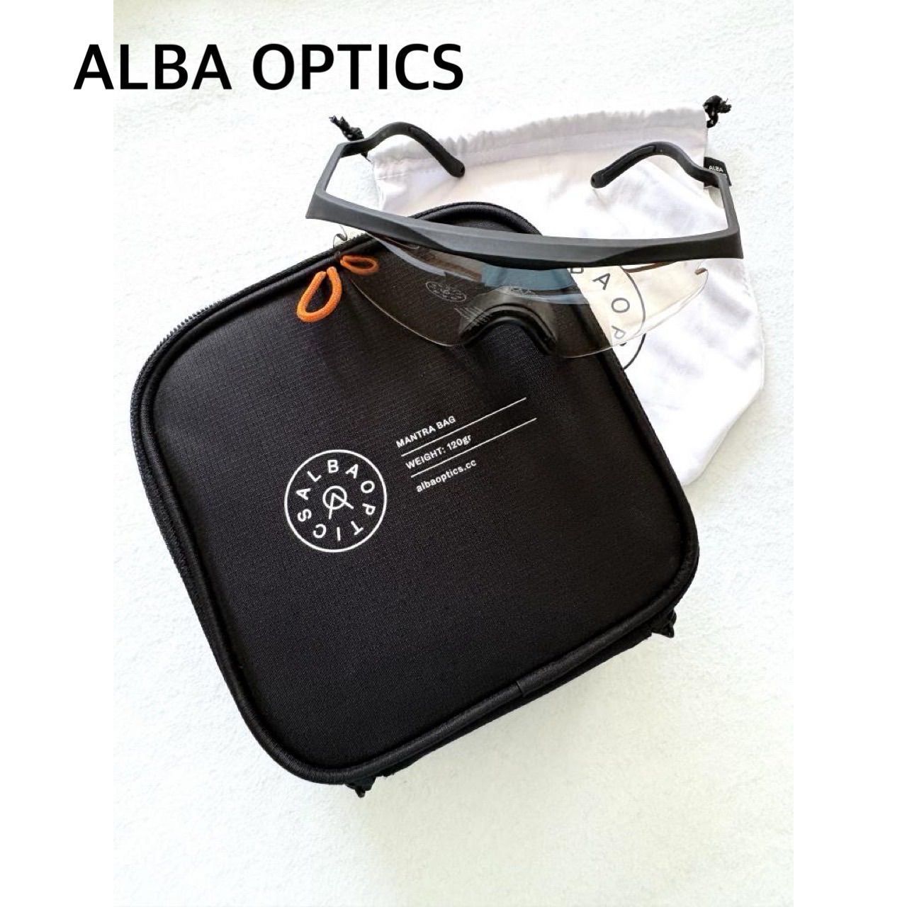 ALBA OPTICS 　アルバオプティクス　サングラス　フレーム＆カラーレンズ サイクリング　送料込み　6467670