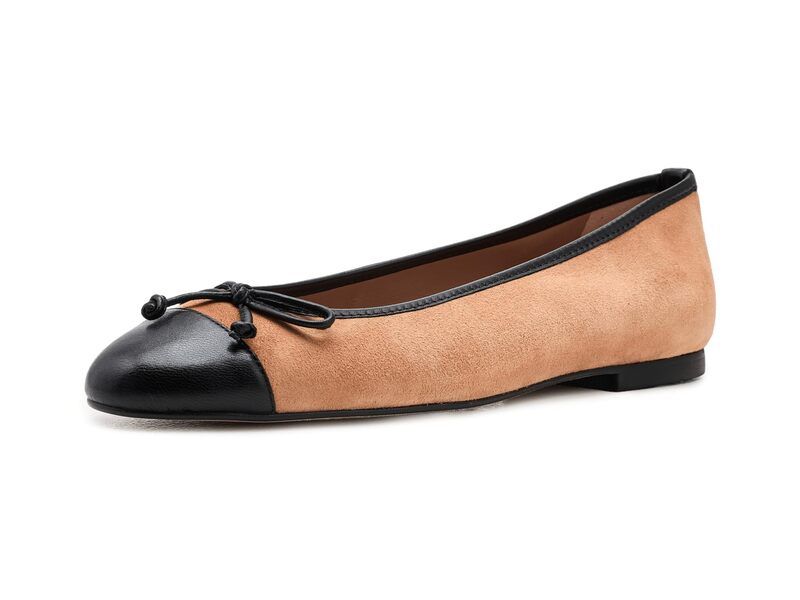 エルケーベネット レディース シューズ サンダル キャップ LK Bennett Kara Toe Cap Ballerina Flatsand サンド