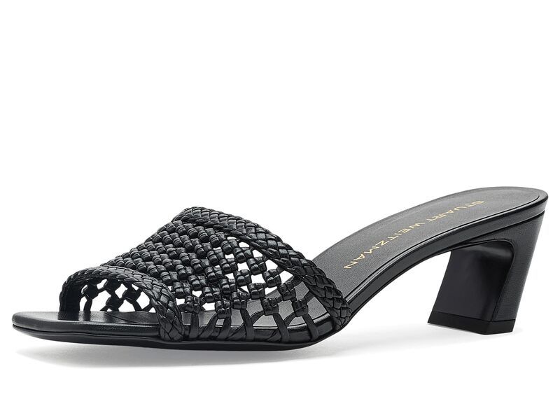 スチュアート ワイツマン レディース シューズ ヒール Stuart Weitzman Marina Slides 50 Black ブラック