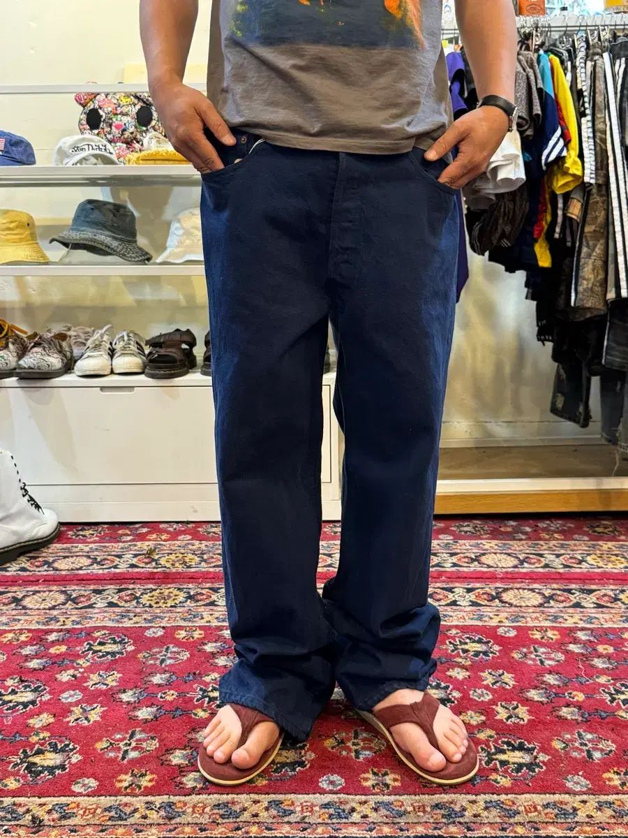 90s USA 生産 リーバイス 501 デニム パンツ DARK Indigo W36 L32