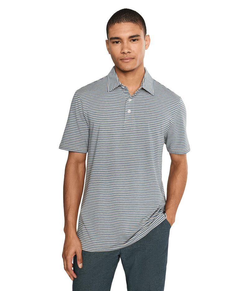 ファレティ メンズ トップス シャツ Faherty Short Sleeve Movement Polo Pebble Beach