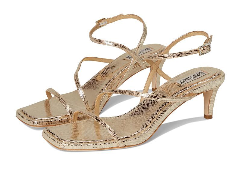バッジェリーミシュカ レディース シューズ ブーツ・レインブーツ Badgley Mischka Gracelyn Gold Lizard ゴールド