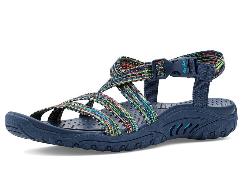 スケッチャーズ レディース シューズ サンダル SKECHERS Reggae Tropical Trail NavyMulti ネイビー
