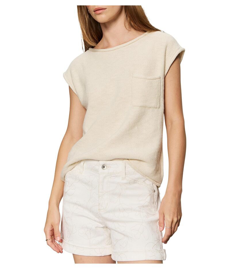サンクチュアリー レディース アウター ニット・セーター Tシャツ Sanctuary Easy Sweater Tee Collagen
