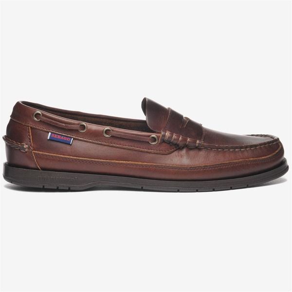 セバゴ メンズ シューズ スリッポン・ローファー Sebago Sloop Boat Shoe BrownGum ブラウン