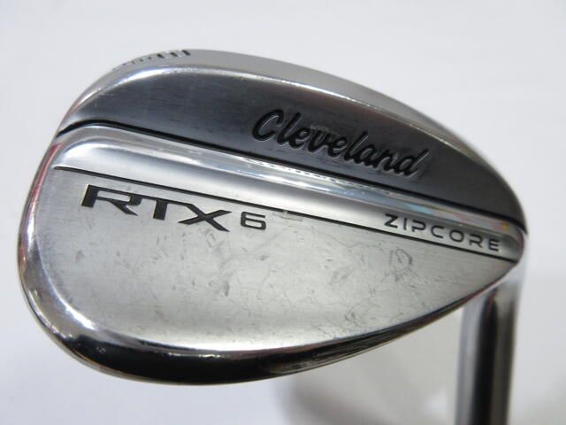 クリーブランド　RTX 6 ZIPCORE ツアーサテン　58度　ダイナミックゴールド HT　S200フレックス　ウェッジ　中古　ゴルフドゥ！長久手店【最短即日発送】