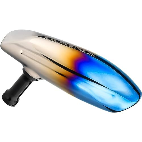 ゴメクサス リールハンドルノブ T型 チタンノブ シマノ（shimano）タイプDノブ交換 オシアジガー 適用 中空構造 43.7g 超軽量 オフショアジギング 船釣り送料無料 f139579e