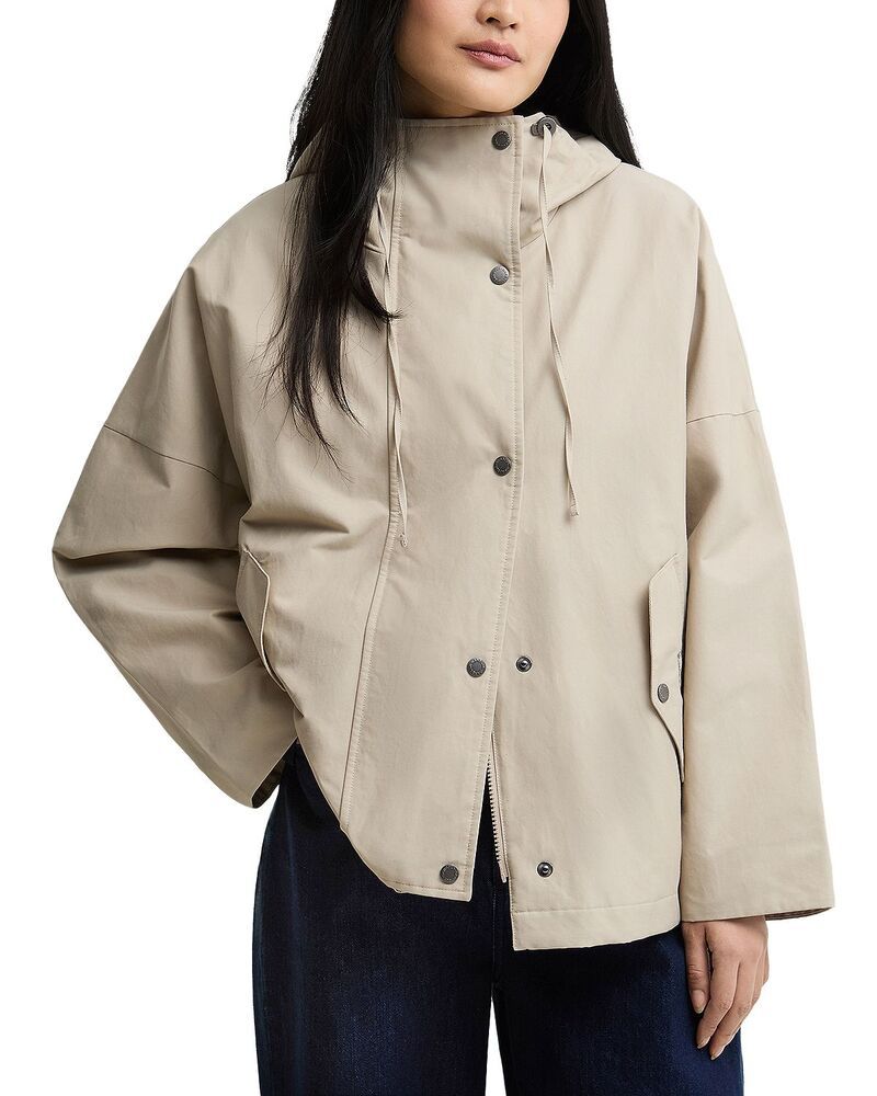 バブアー レディース アウター ジャケット・ブルゾン フーデッドジャケット Barbour Kingswood Hooded Jacket Light SandNavy Gingham ネイビー
