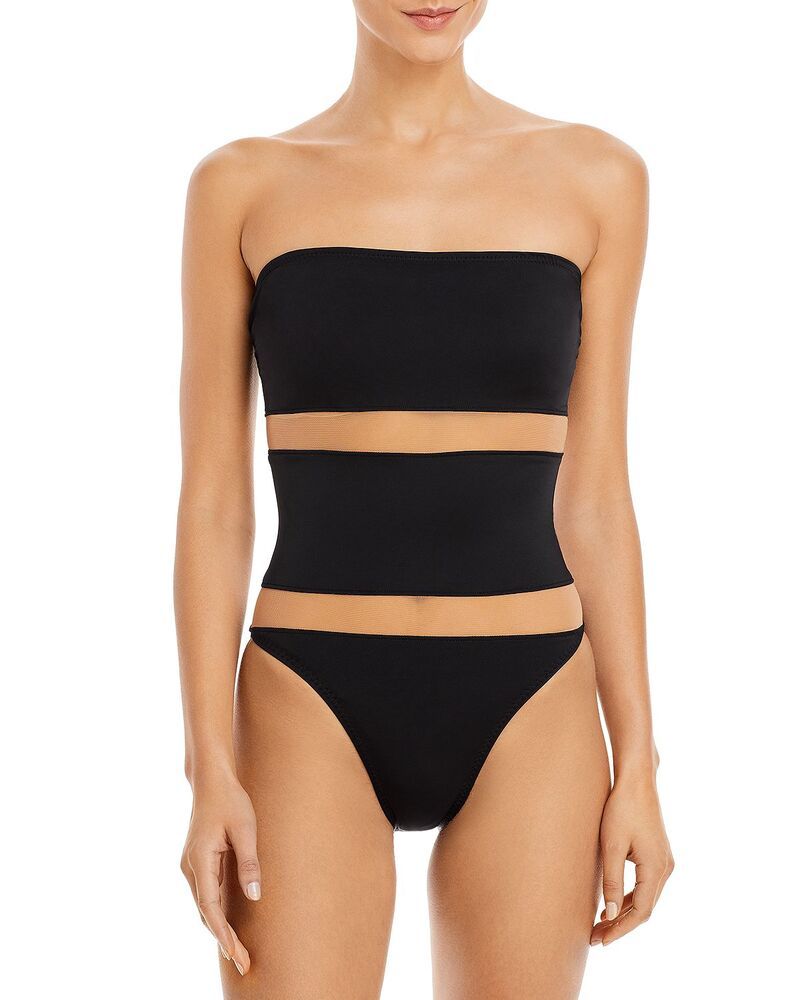 ノーマカマリ レディース 水着 上下セット Norma Kamali Bishop One Piece Swimsuit Blacknude ブラック