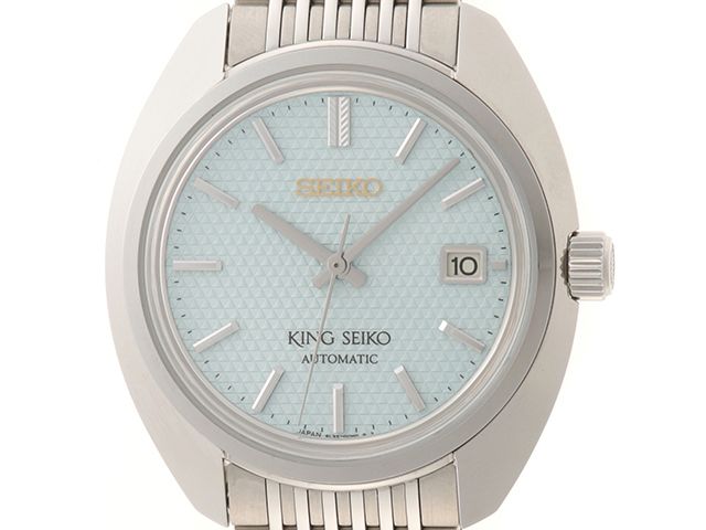 SEIKO セイコー キングセイコー ブランド100周年記念限定モデル SDKA023 腕時計 ステンレススチール ライトブルーグリーン文字盤 自動巻き メンズ【中古】472