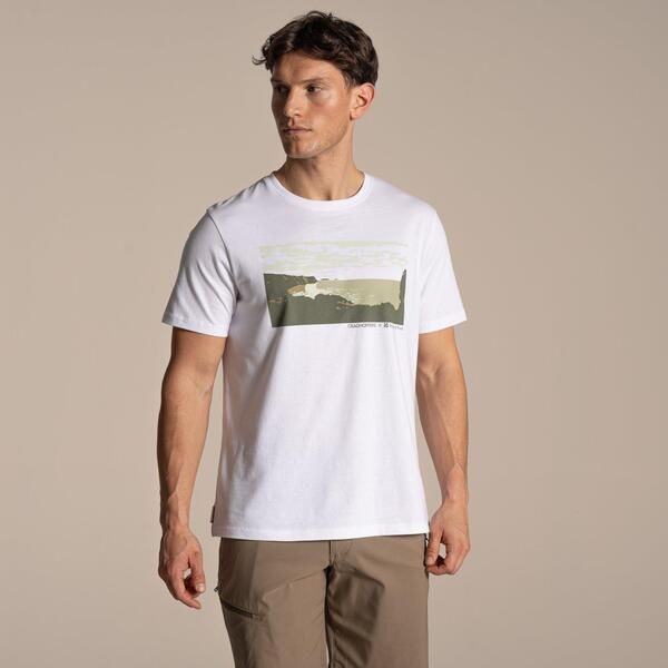 クラッグホッパーズ メンズ トップス Tシャツ クルーネック Craghoppersabdenational Trust Collection Crew Neck TShirt White ホワイト