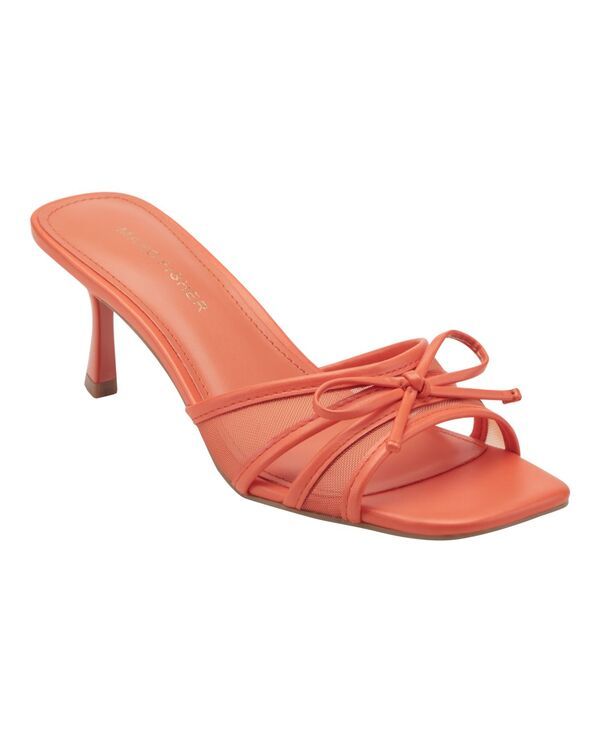 マークフィッシャー レディース シューズ スリッポン・ローファー サンダル ヒール Marc Fisher Womens Delphy SlipOn Kitten Heel Dressandals O