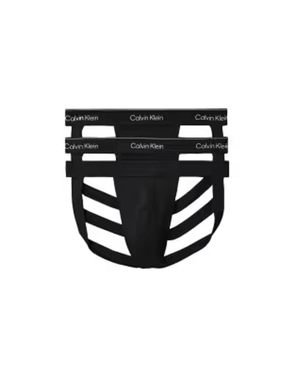 カルバンクライン メンズ アンダーウェア ボクサーパンツ コットン Calvin Klein Icon Cotton Stretch 3 pack jockstraps BLACK W HEAVENL