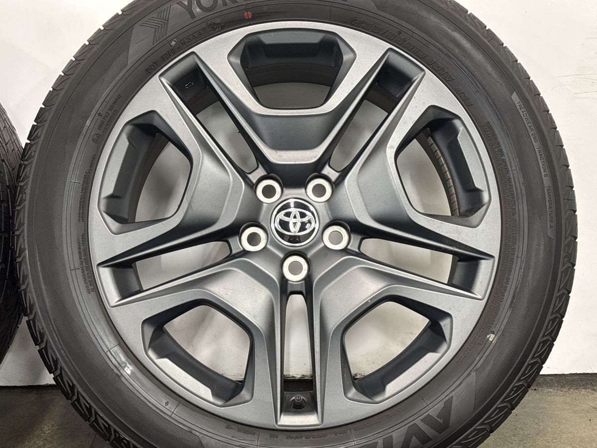 溝有タイヤ付】トヨタ RAV4 アドベンチャー 後期 純正 19in 7.5J +40 