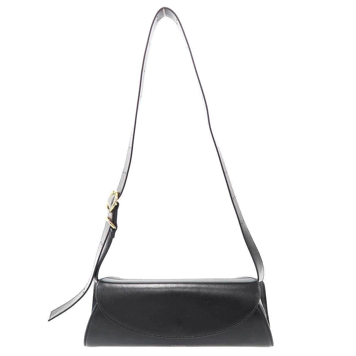 JIL SANDER ジルサンダー Cannolo SM カンノーロ スモール ショルダーバッグ ブラック