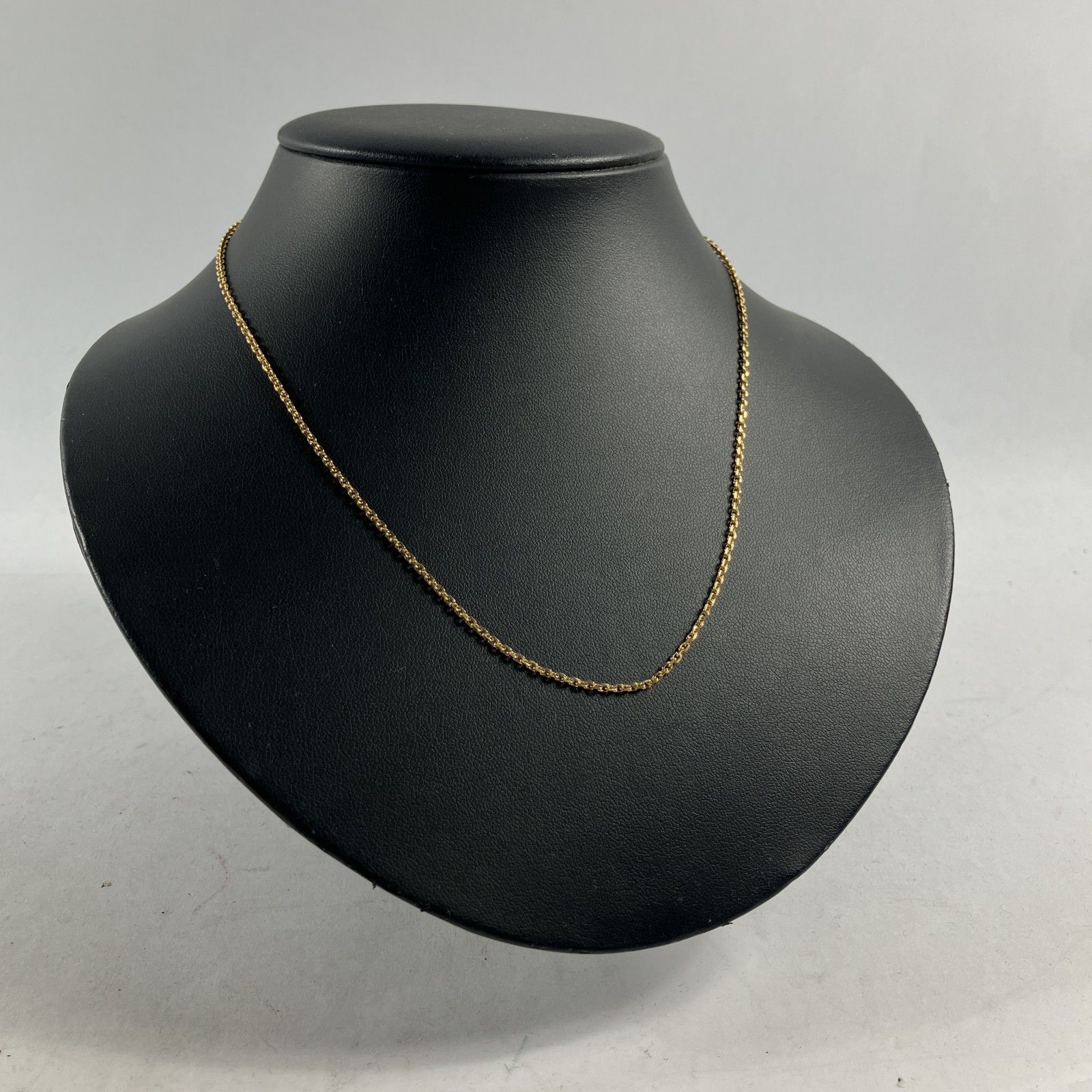 ☆ K18刻印 750刻印 18金 ゴールド ネックレス 全長約41cm