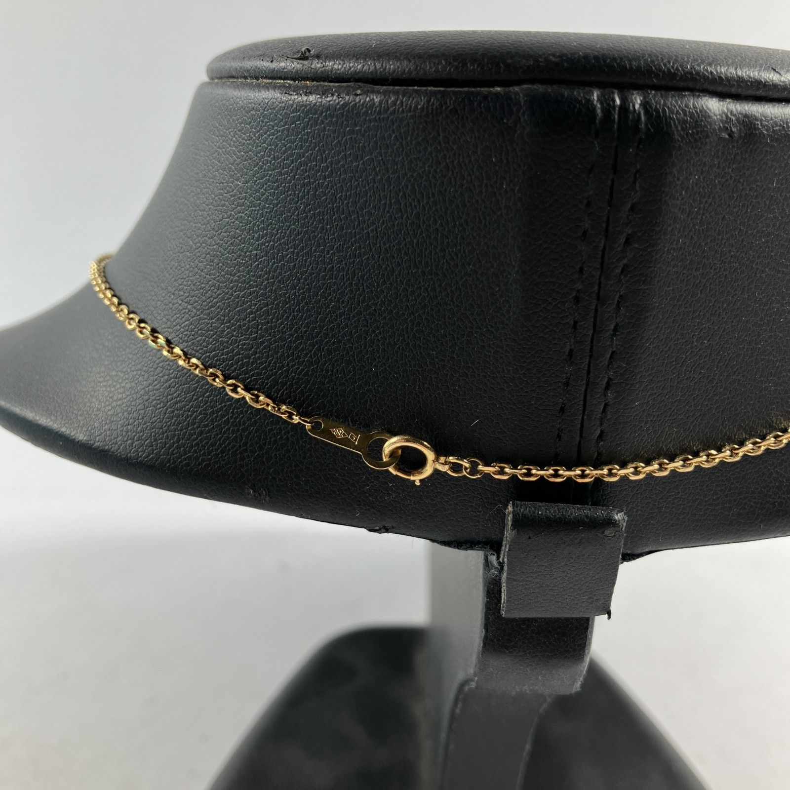750 K18 刻印　 ネックレス 重量 約2,6g 全長約 41cm ☆ K18刻印 750刻印 18金 ゴールド ネックレス 全長約41cm