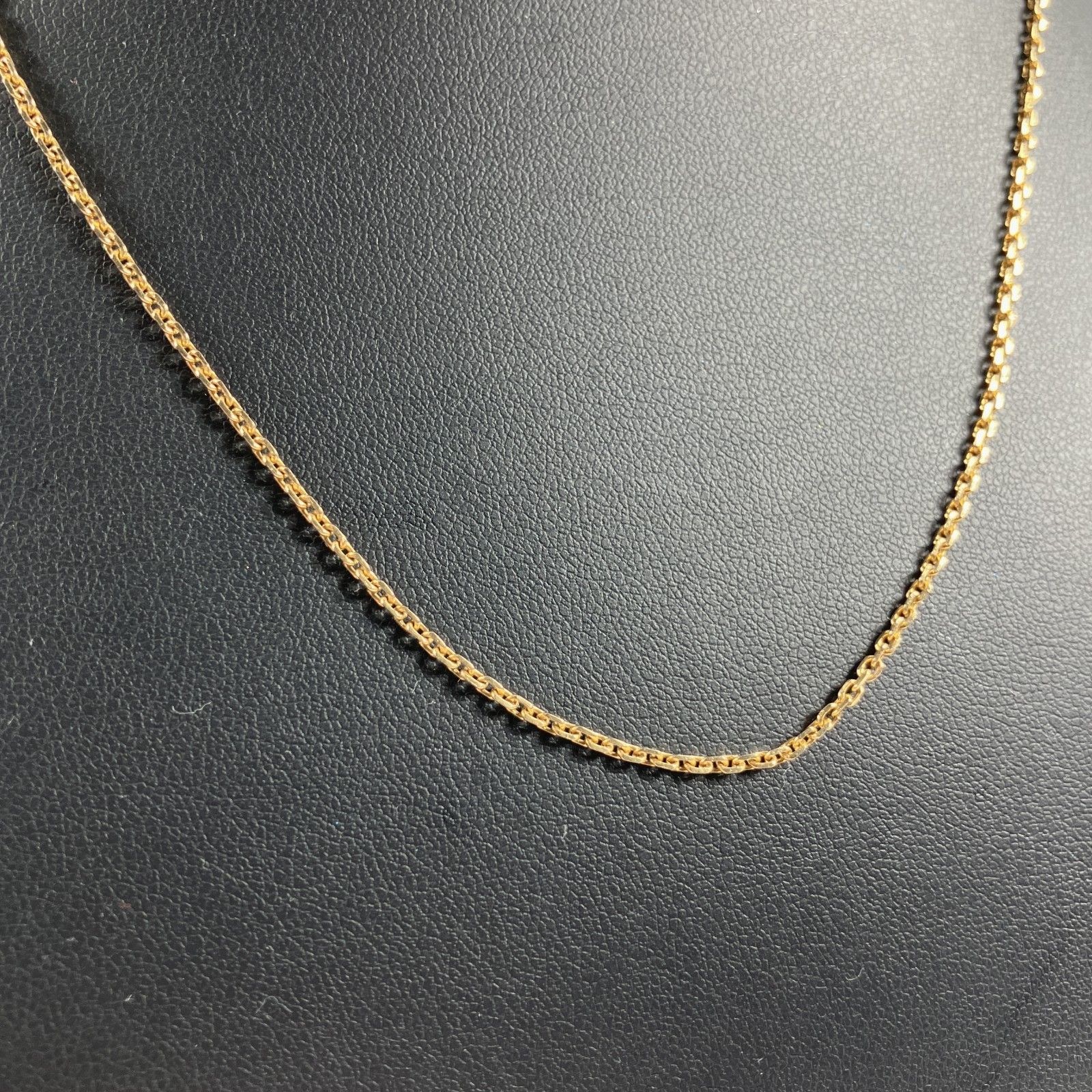 ☆ K18刻印 750刻印 18金 ゴールド ネックレス 全長約41cm