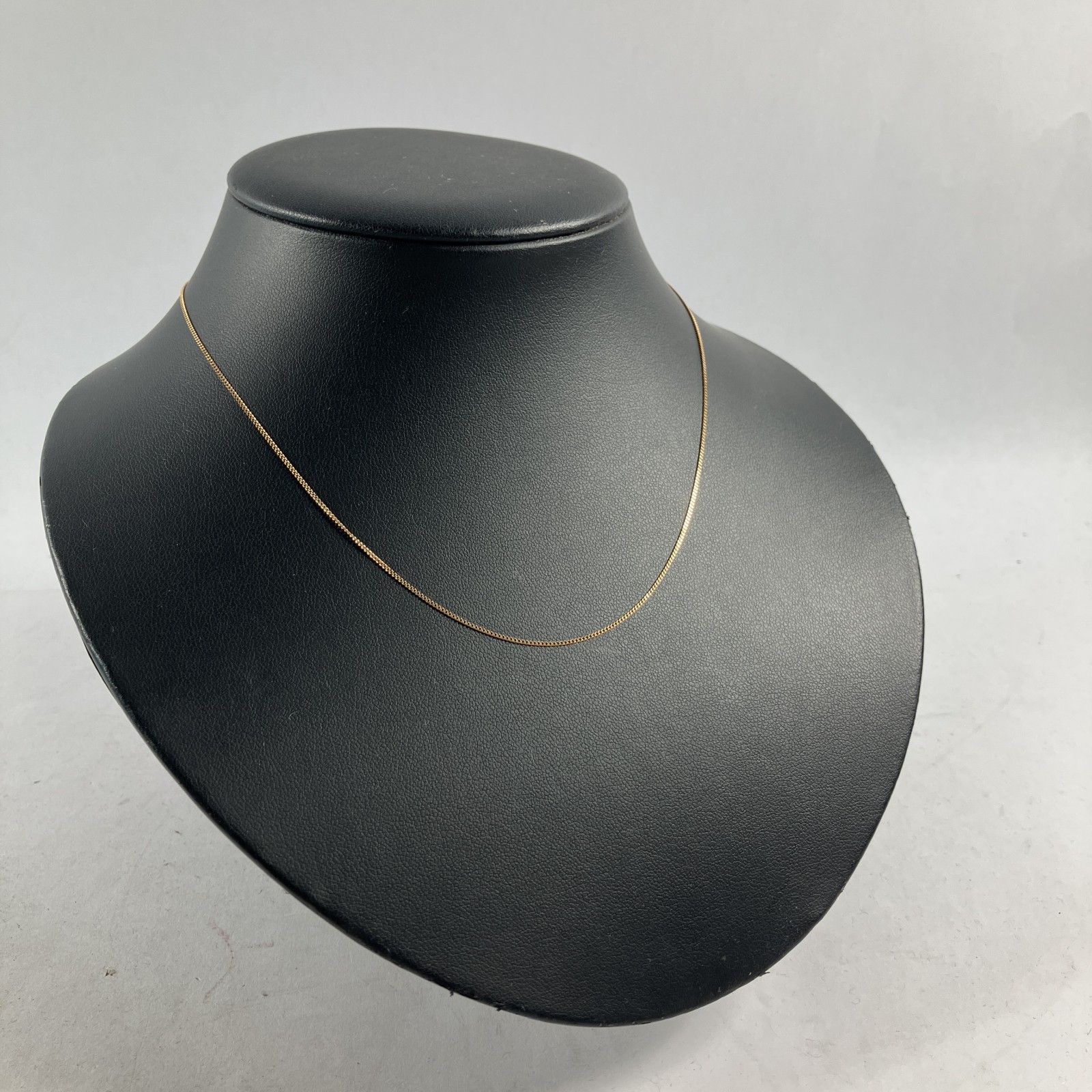 ★ K18刻印 750刻印 18金 ゴールド ネックレス 全長約38cm アクセサリー チェーン 総重量1.25g 現状品