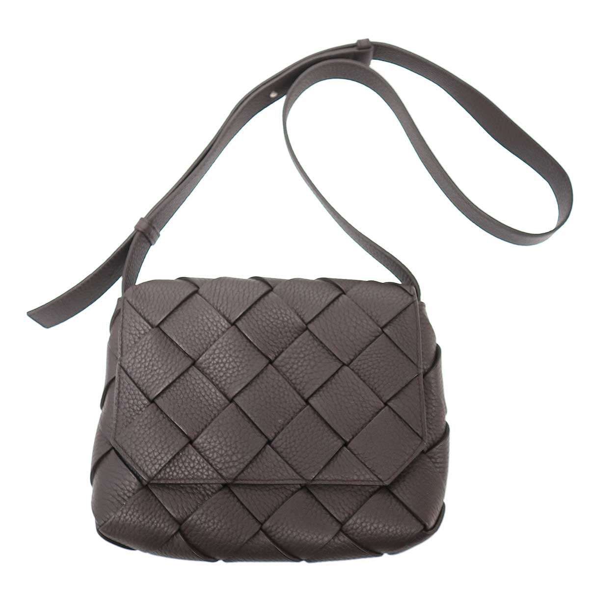 BOTTEGA VENETA ディアゴ イントレチャート ショルダーバッグ 黒 