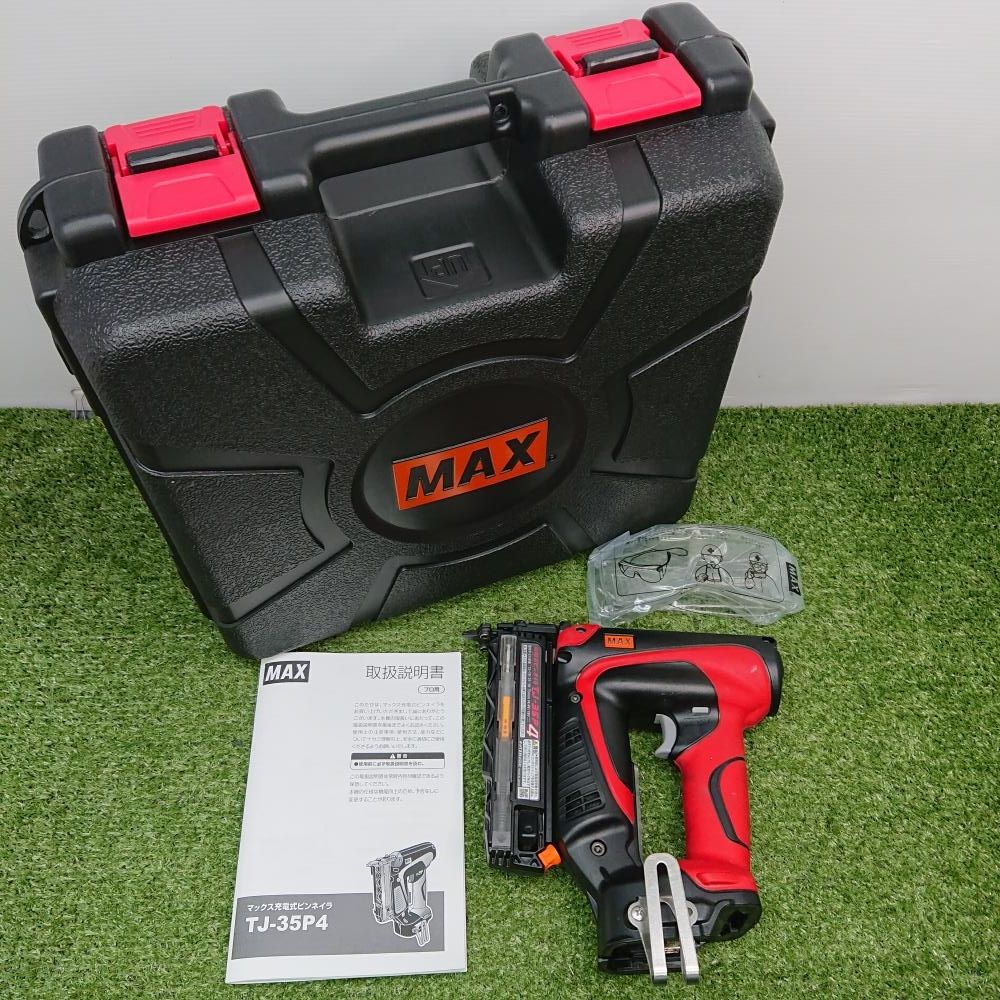 【中古品】 MAX TJ-35P4 充電式ピンネイラ 14.4V/18V 本体+ケースのみ [6552]