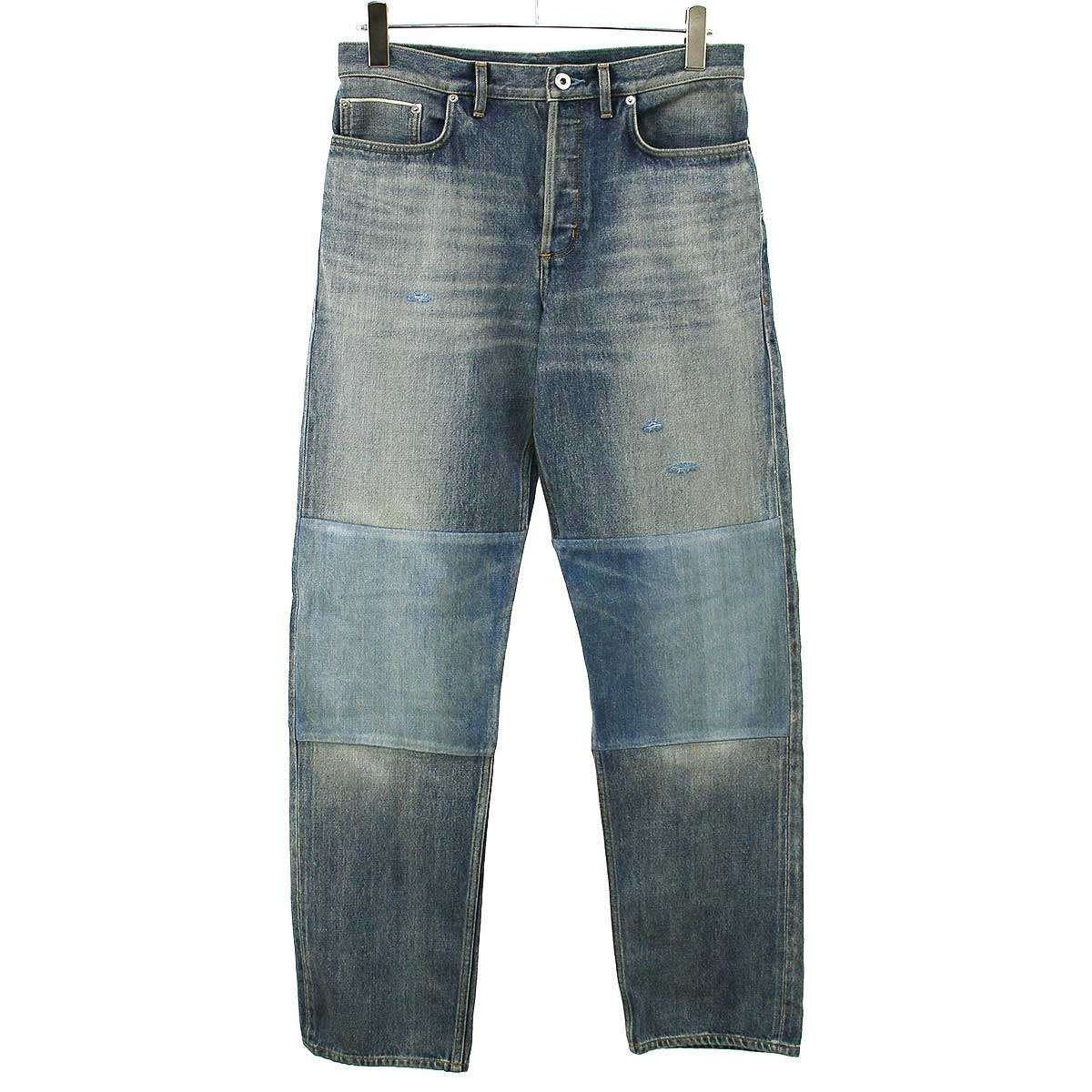Dior ディオール 26SS REGULAR FIT COTTON TWILL JEANS レギュラーフィットパッチワークデニムパンツ 683D002D3052 インディゴ 30