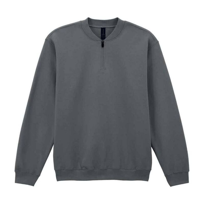 ギルダン レディース アウター ニット・セーター ハーフジップ スウェット シャツ Gildan Unisex Adult Softstyle Midweight Quarter Zip Sweats