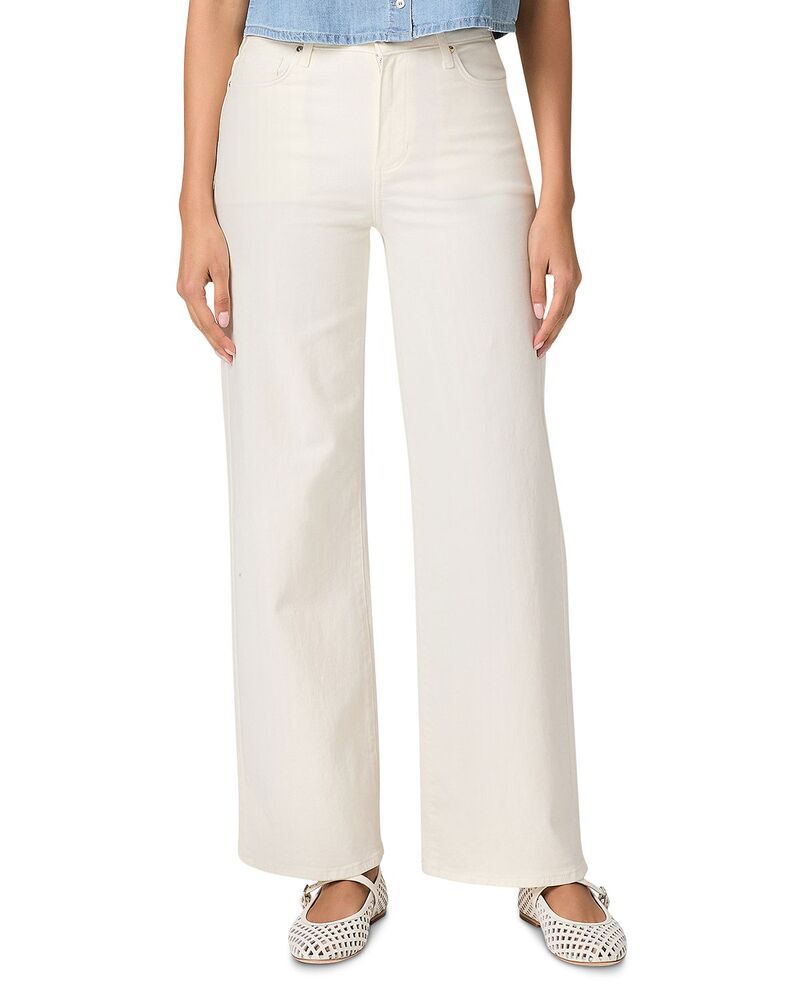 ペイジ レディース ボトムス デニムパンツ ワイドレッグ ジーンズ PAIGE Anessa High Rise Wide Leg Jeans in Champagnecru Chamagnecru