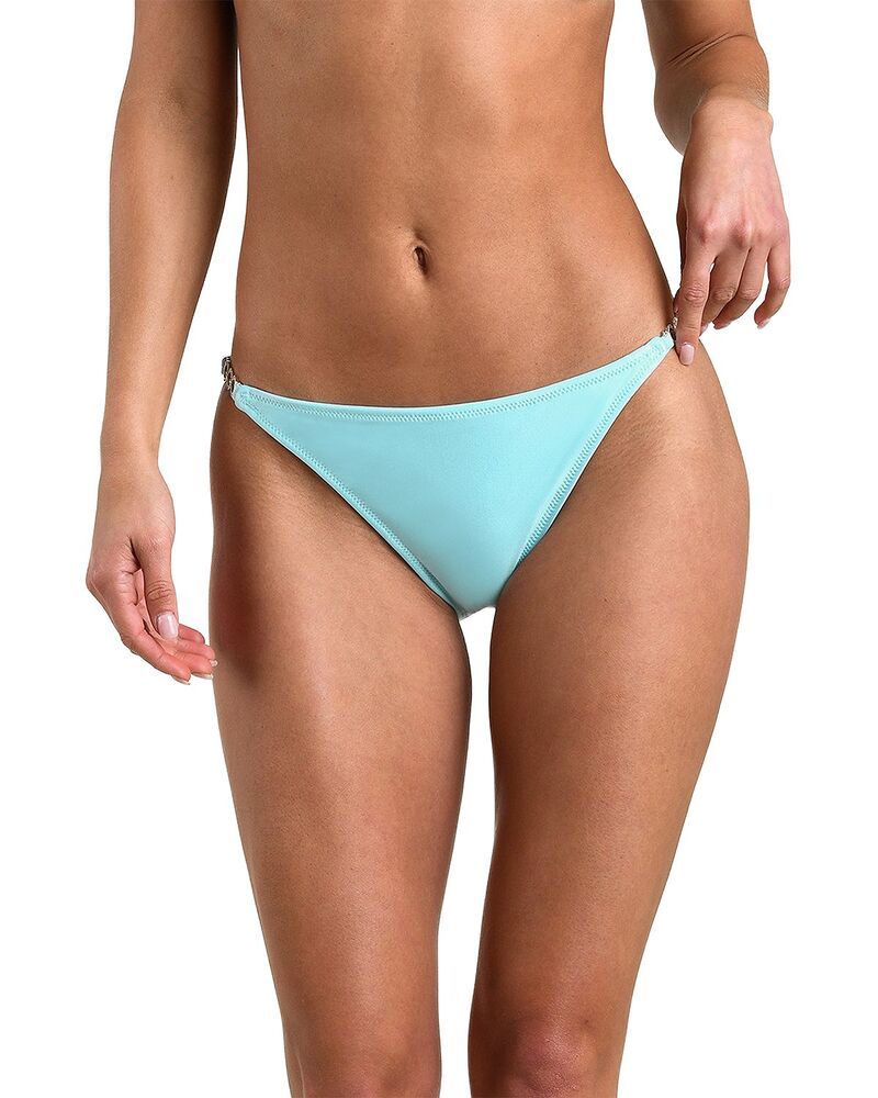 ラジャンス レディース 水着 ボトムスのみ LAGENCE Violet Ring Solid Bikini Bottom Ice Blue ブルー