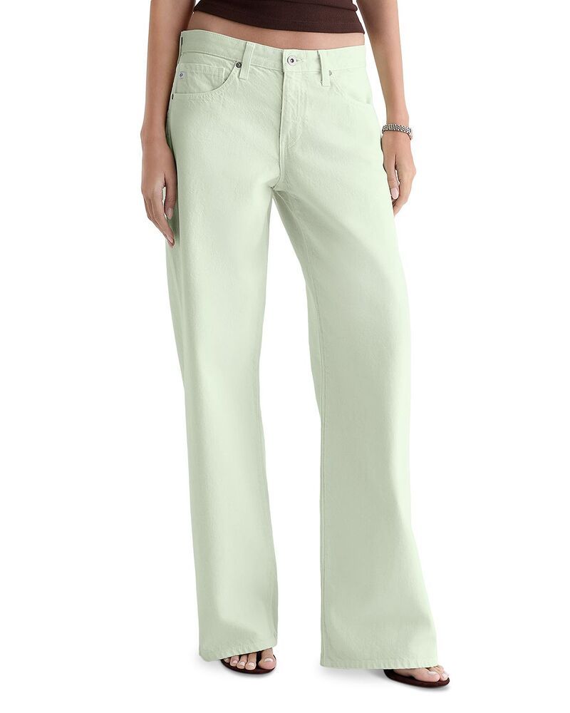 エージー レディース ボトムス デニムパンツ ワイドレッグ ローライズ ジーンズ AG Low Rise Wide Leg Jeans in Summer Vine Summer Vine
