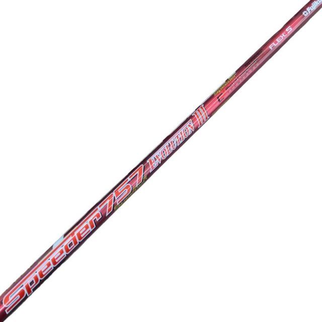 【中古】 タイトリストスリーブ付き(GT系) フジクラドライバー用 シャフト Speeder 757 EVOLUTION III (フレックスS)Bランク ゴルフクラブ