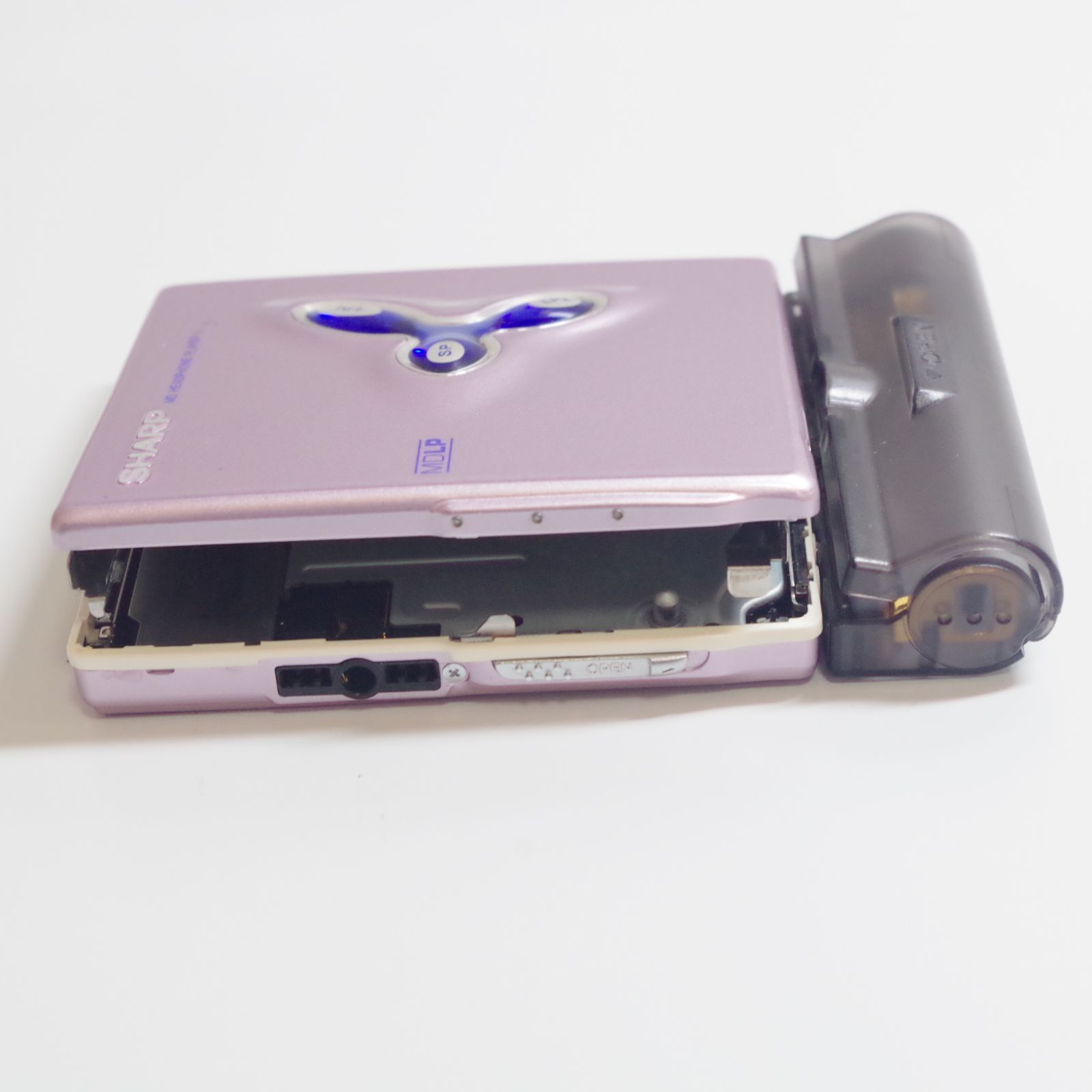 A6957 SHARP MD-ST770-P ポータブルMDプレーヤ - メルカリ