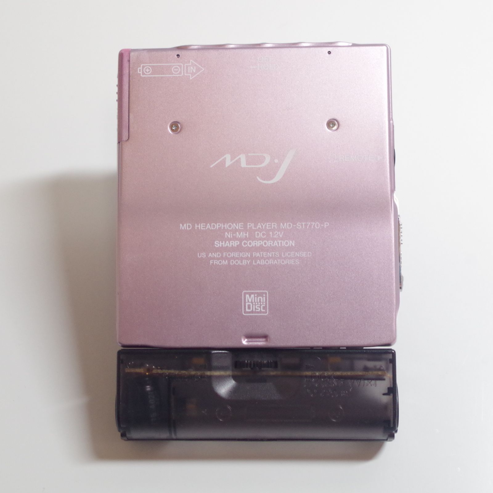 A6957 SHARP MD-ST770-P ポータブルMDプレーヤ - メルカリ