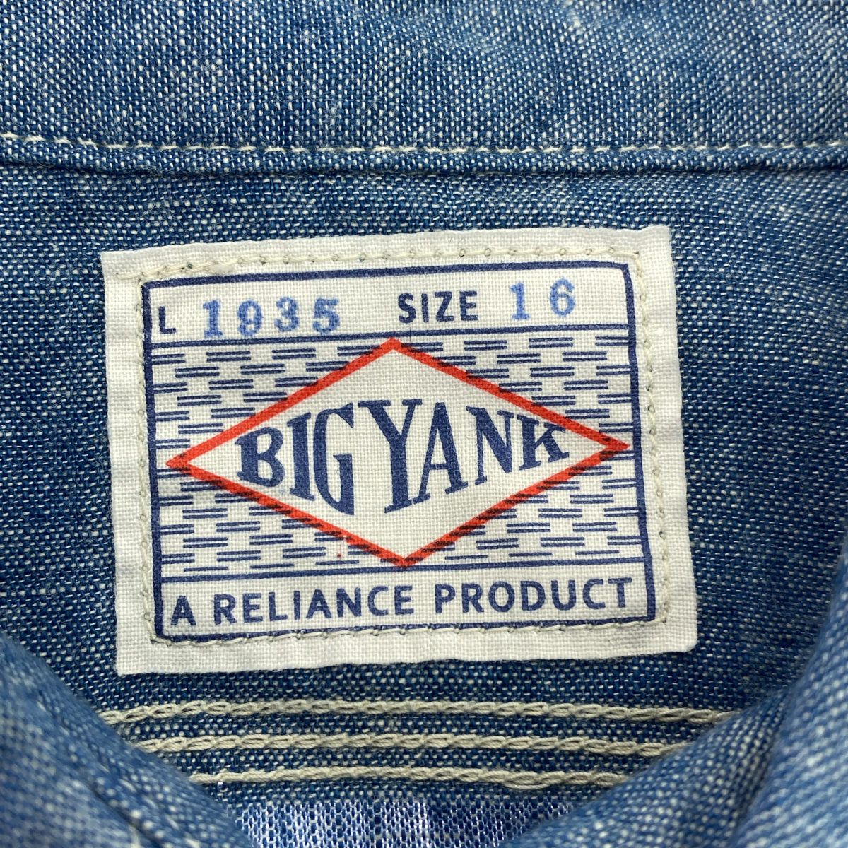 BIG YANK ビッグヤンク 1935 シャンブレーシャツ 600-000-02/261 