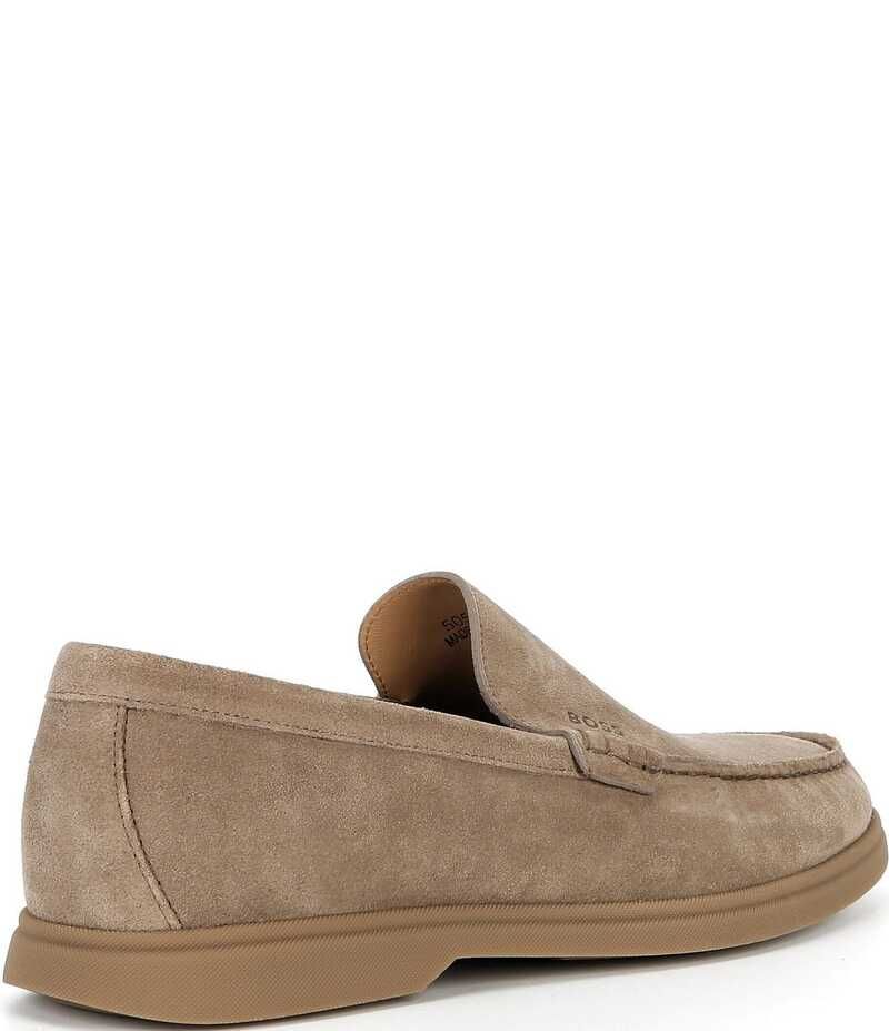 ヒューゴボス メンズ シューズ スリッポン・ローファー スエード ローファー Hugo Boss Mens Sienne Suede Loafers Beige ベージュ
