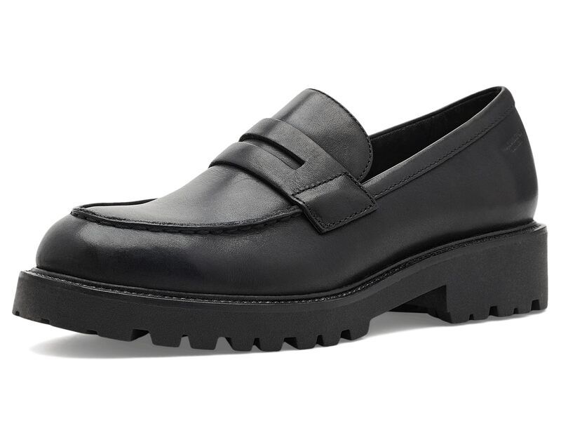 ヴァガボンド レディース シューズ スリッポン・ローファー レザー Vagabond Shoemakers Kenova Leather Penny Loafers Black 1 ブラック