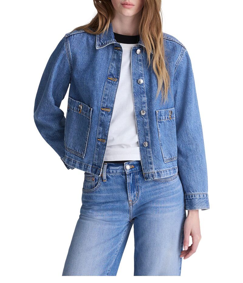 メイドウェル レディース アウター コート デニム ジャケット Madewell Denim Chore Jacket Midvale Wash デニム