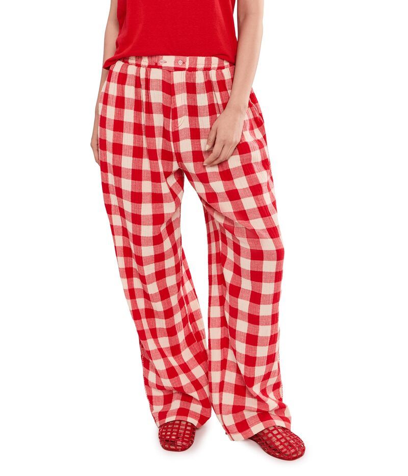 フリーピープル レディース ボトムス カジュアルパンツ Free People Be Mine Pants Atlas Red Combo レッド