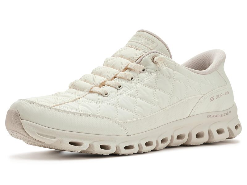 スケッチャーズ レディース シューズ スニーカー SKECHERS GlideStep At Ease Cozy Fit Hands Free SlipIns OffWhite オフホワイト